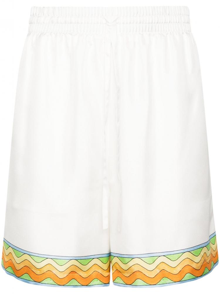 Casablanca - Afro Cubism silk shorts