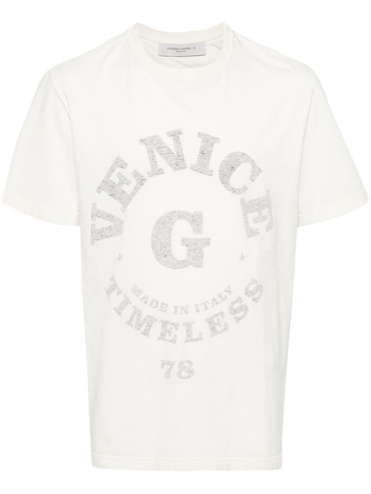 Golden Goose - logo-print cotton T-shirt