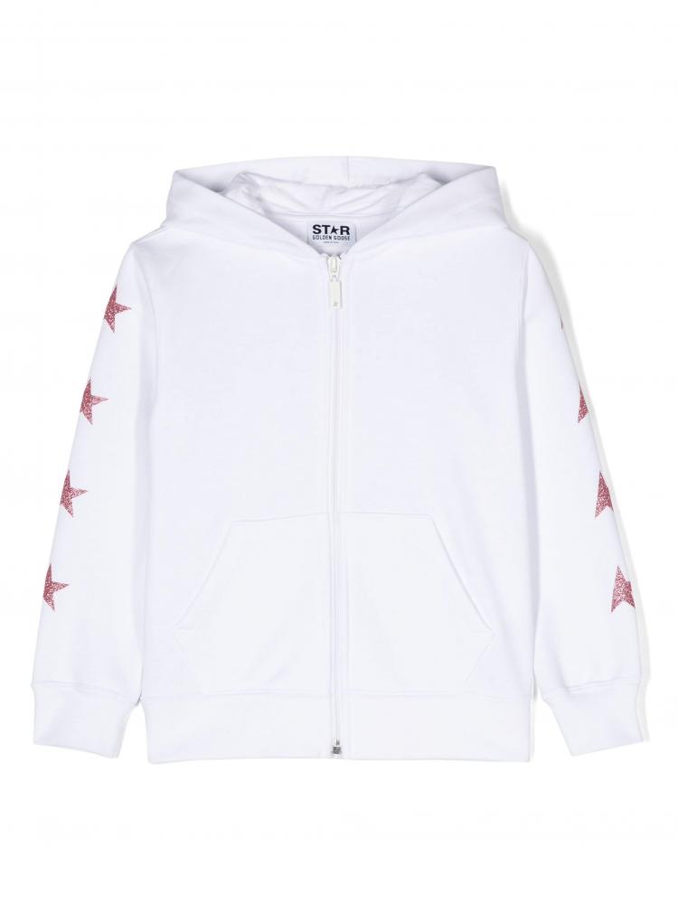 Golden Goose Kids - star-print zipped hoodie