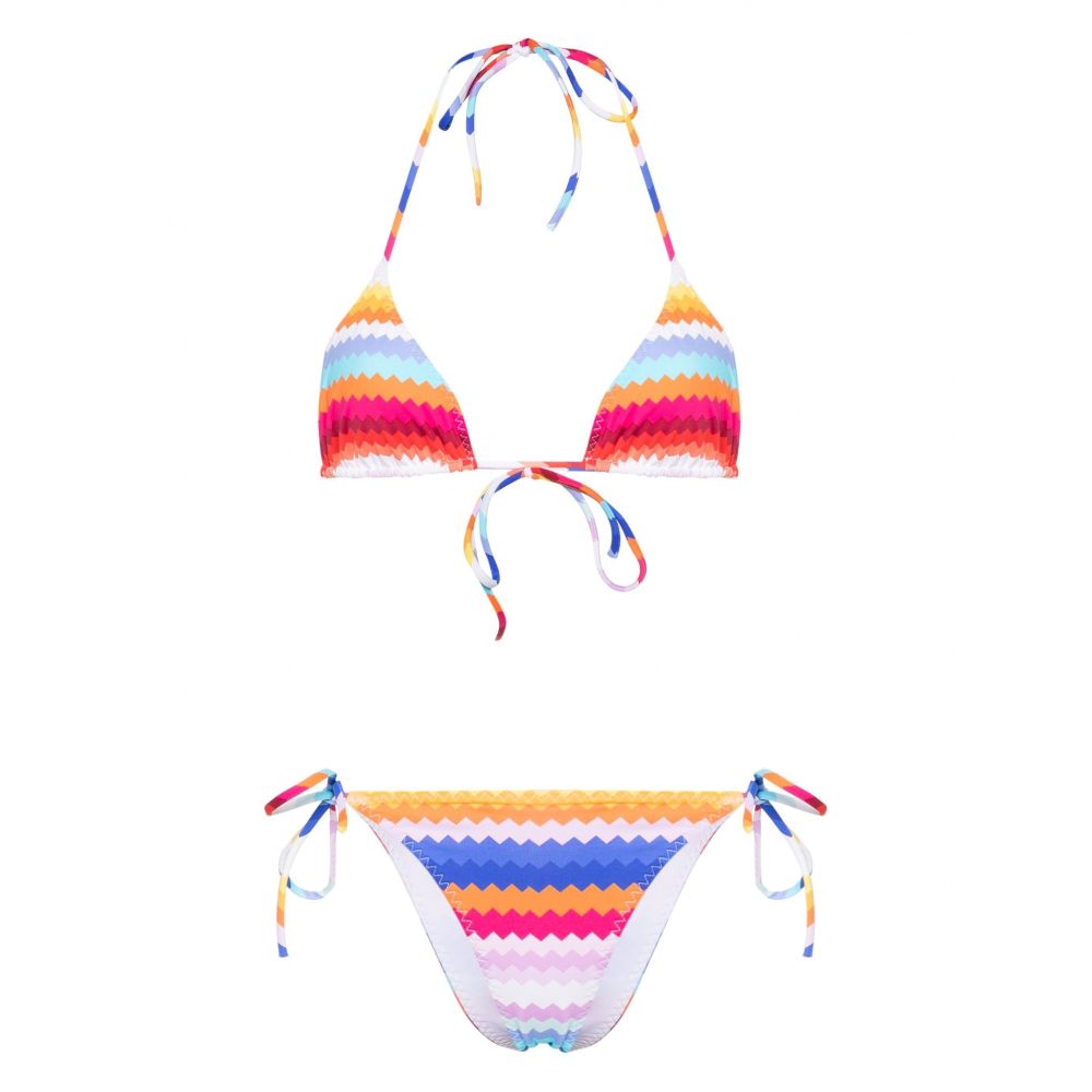 Missoni Mare - zigzag-print triangle-cup bikini