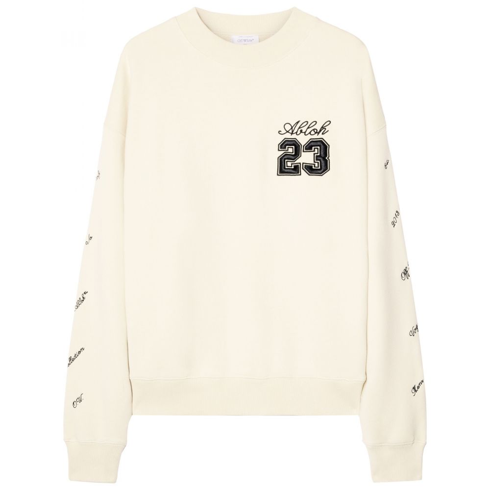 Off-White - 23 Skate logo-embroidered sweatshirt