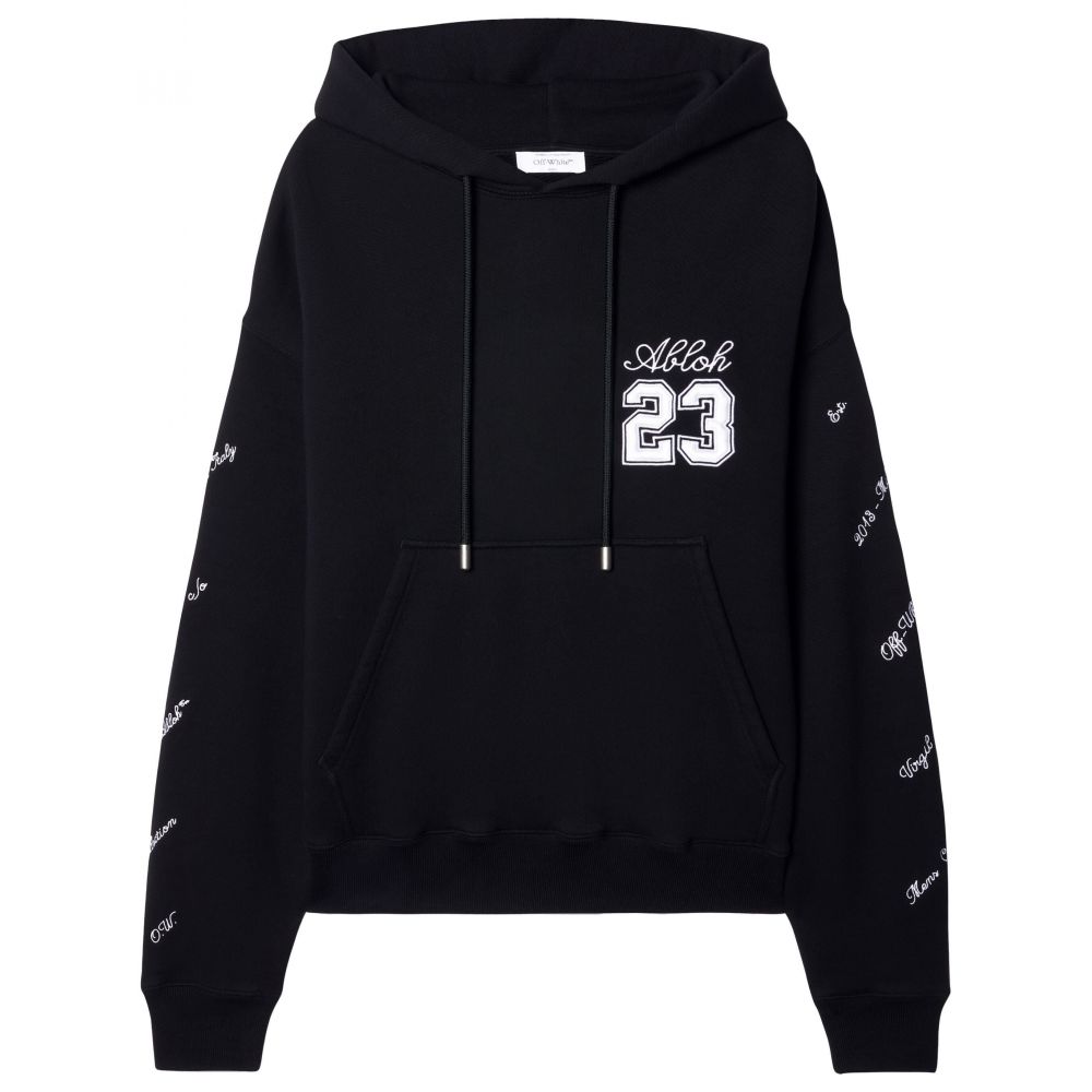 Off-White - 23 Skate logo-embroidered hoodie