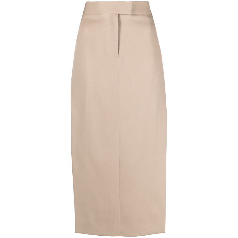 The Attico - panelled twill midi skirt