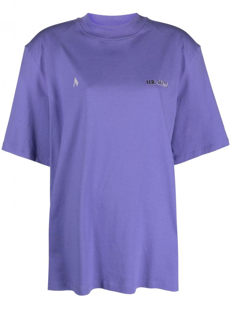 The Attico - Kilie shoulder-pads cotton T-shirt