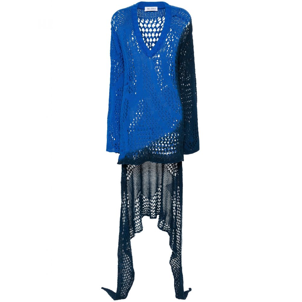 The Attico Beachwear - crochet-knit high-low dress