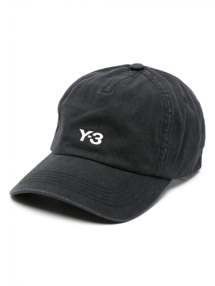 Y-3 - embroidered-logo cotton baseball cap