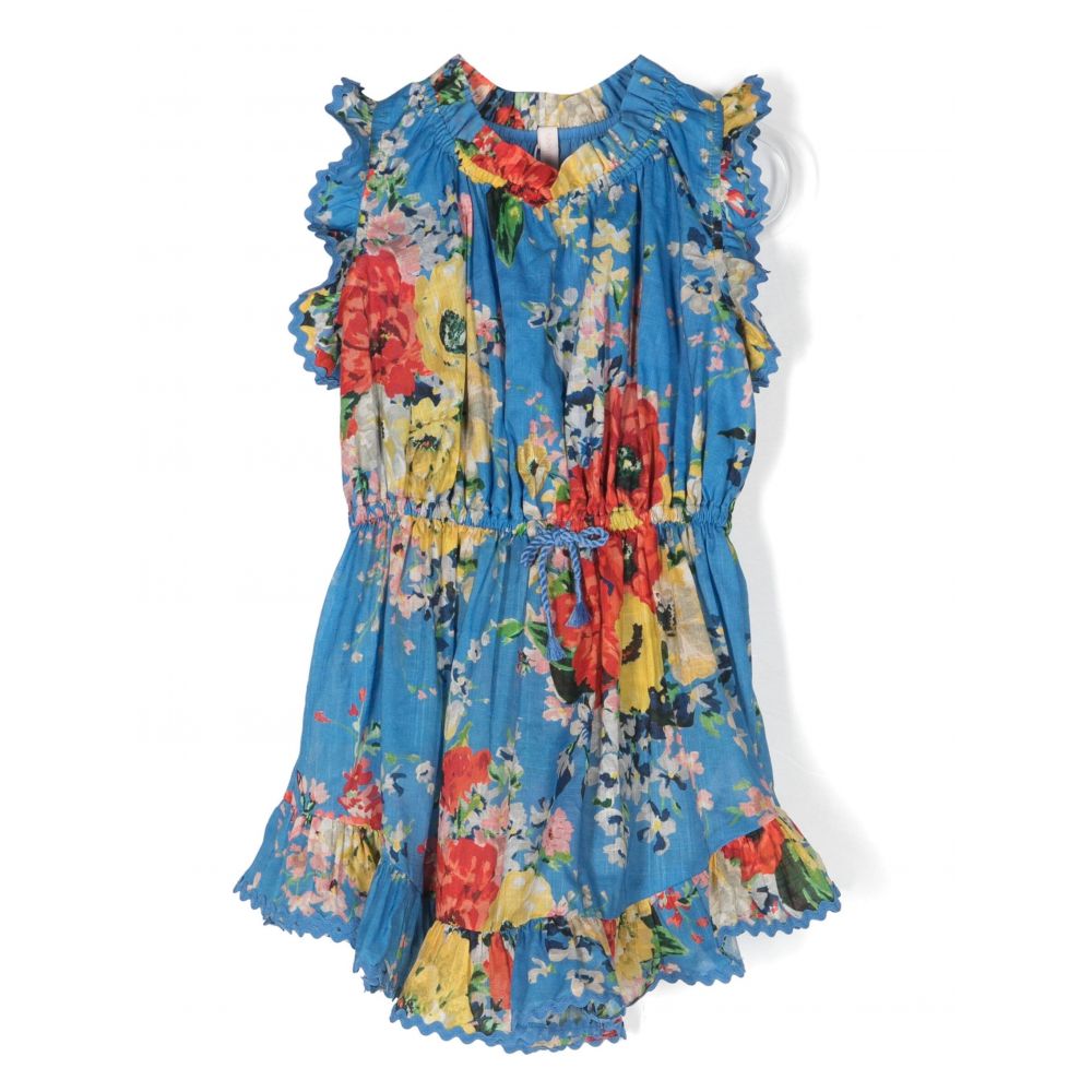 Zimmermann Kids - Alight floral-print cotton dress