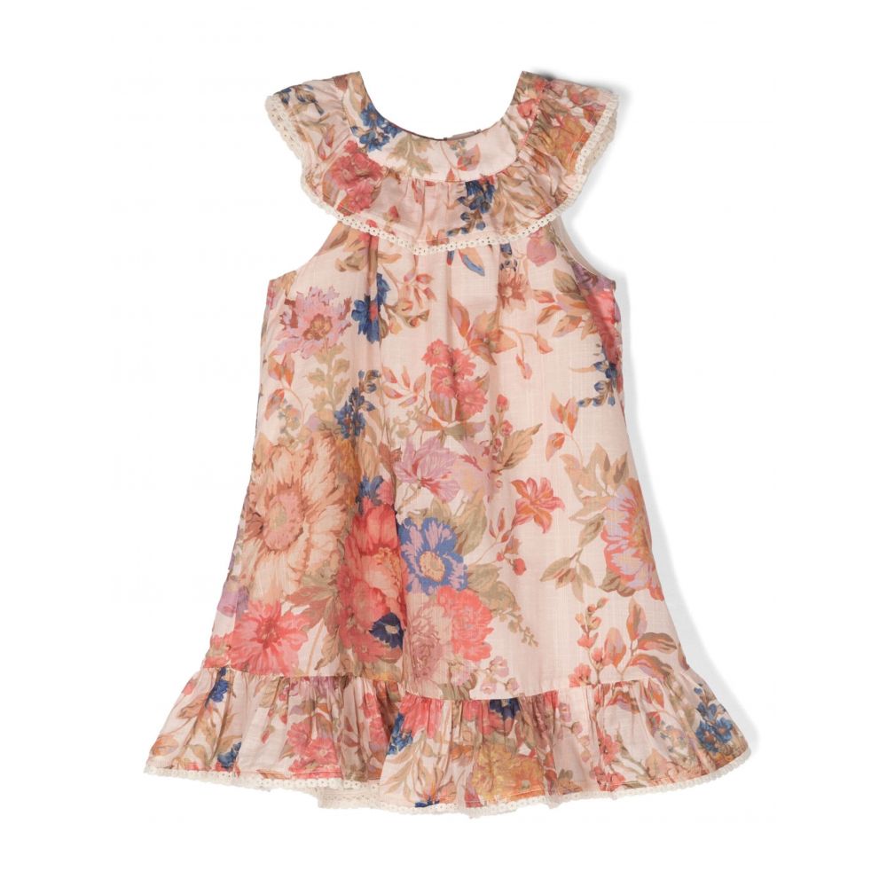 Zimmermann Kids - August floral-print cotton dress