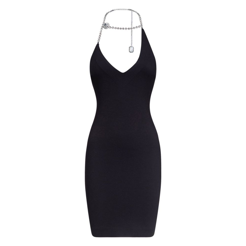 Area - crystal-embellished minidress