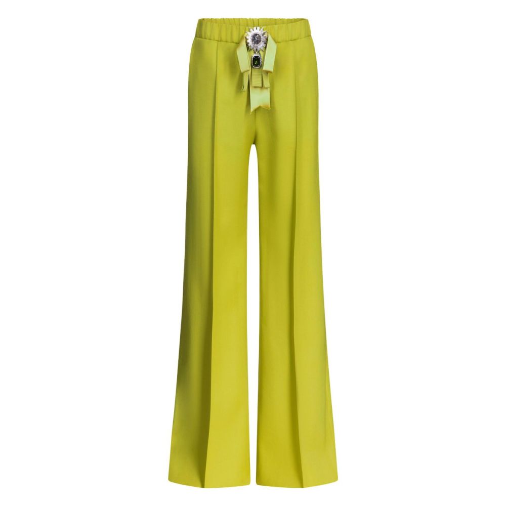 Area - crystal-embellished trousers
