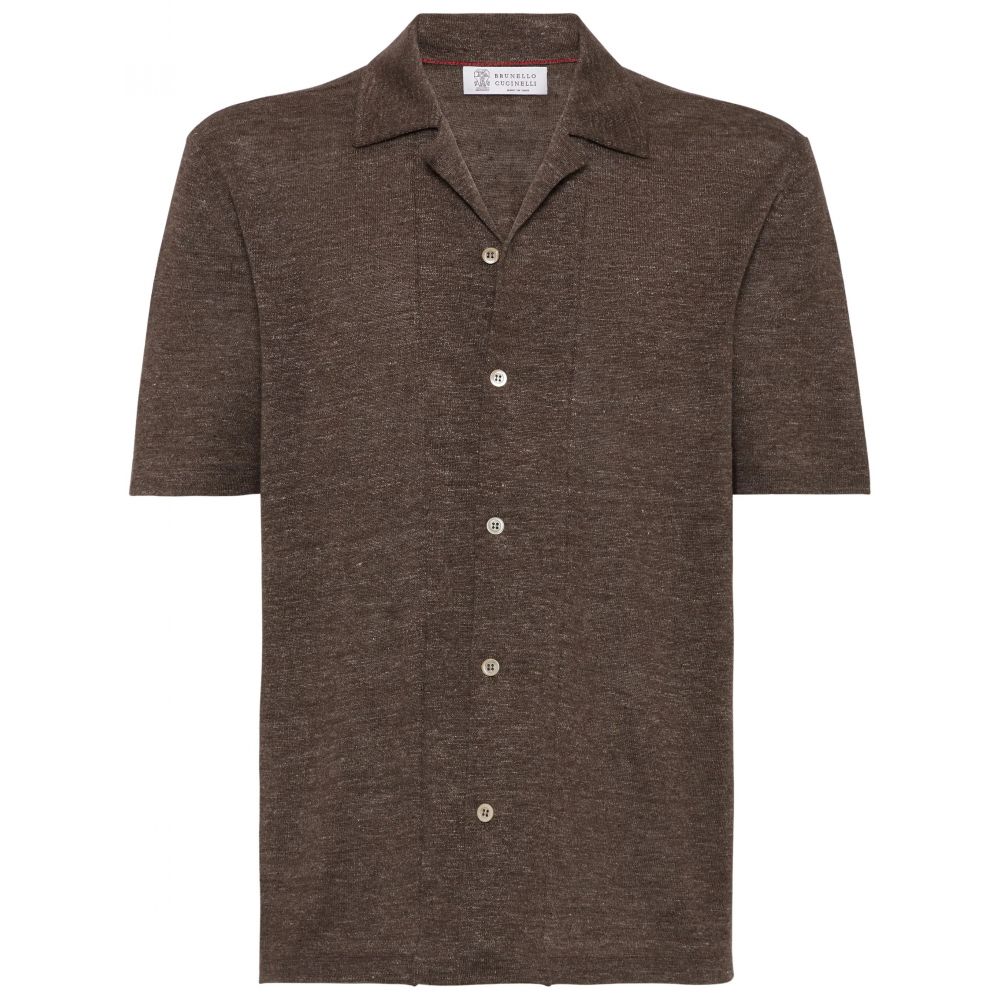 Brunello Cucinelli - short-sleeve knitted shirt