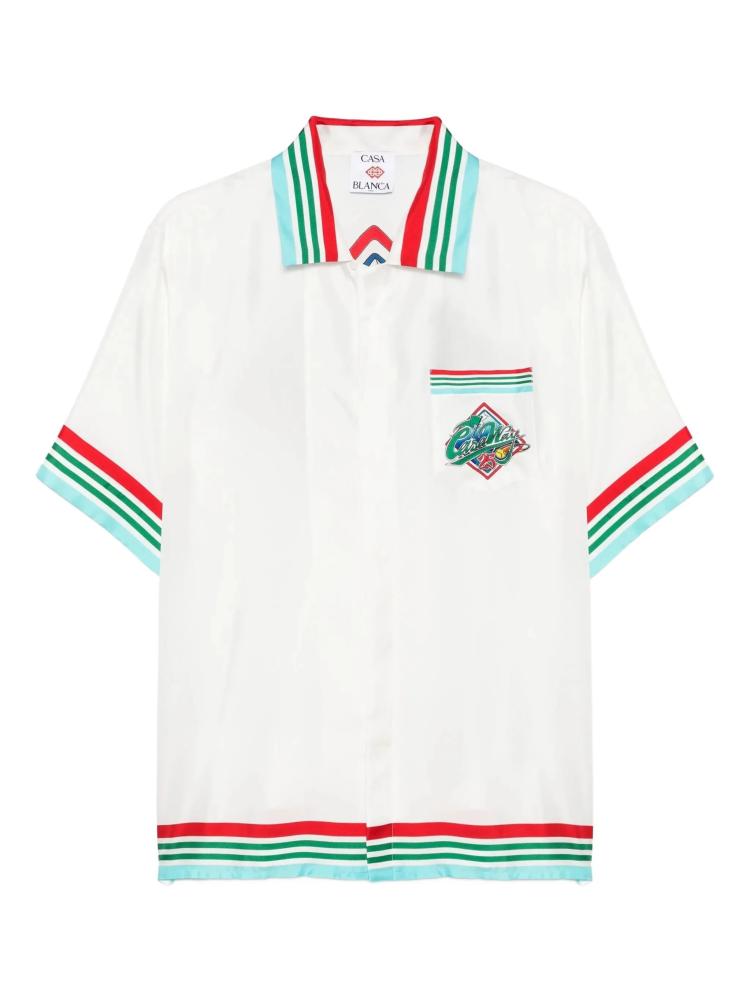 Casablanca - Casa Way World Series graphic-print short-sleeve shirt
