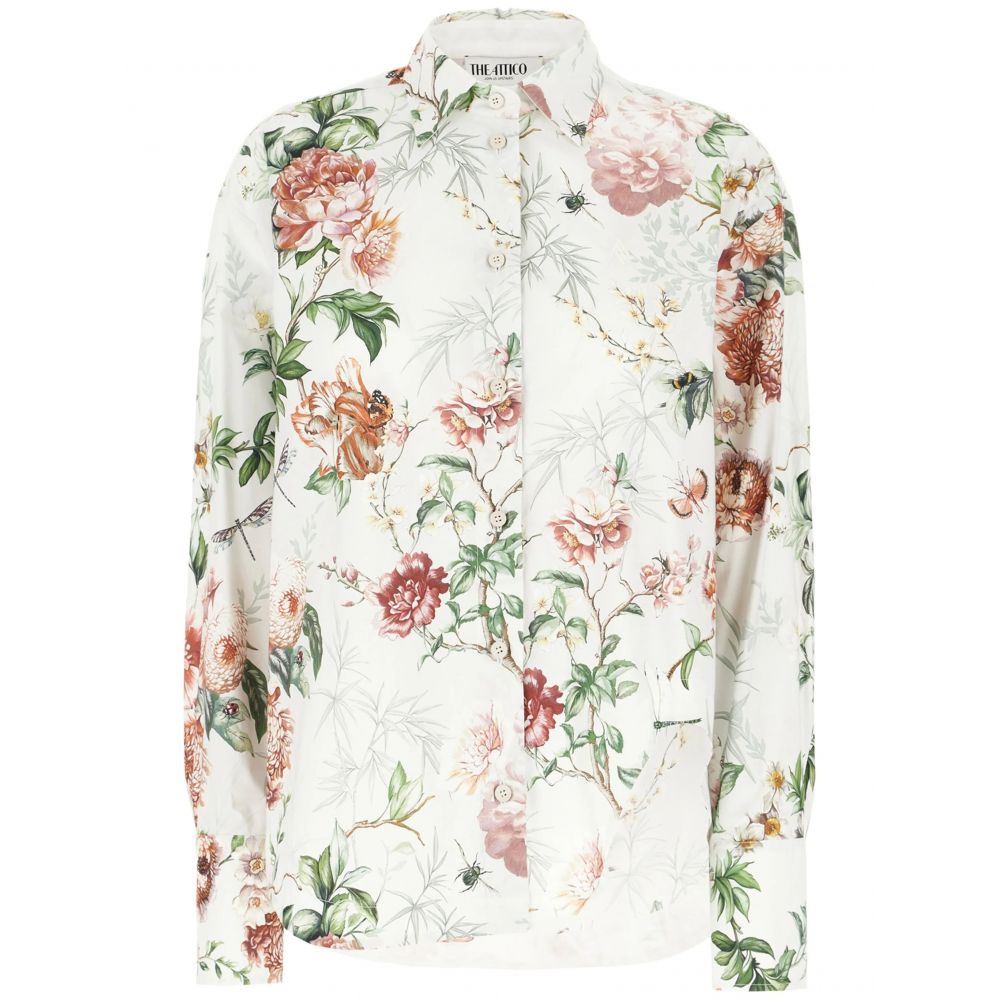 The Attico - floral-print shirt