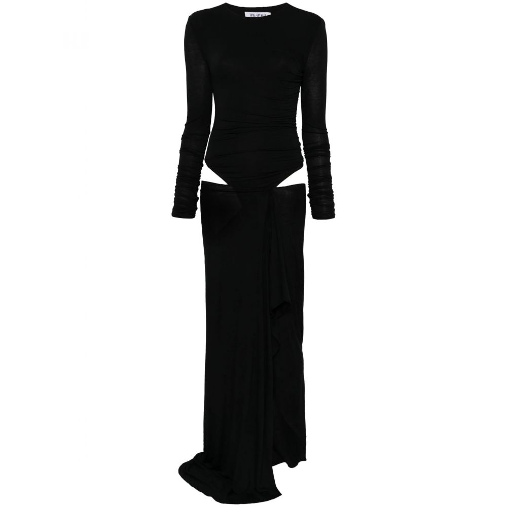 The Attico - cut out-detail maxi dress