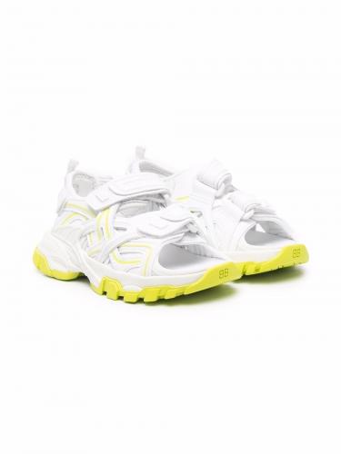 track sandal white fluo yellow kids