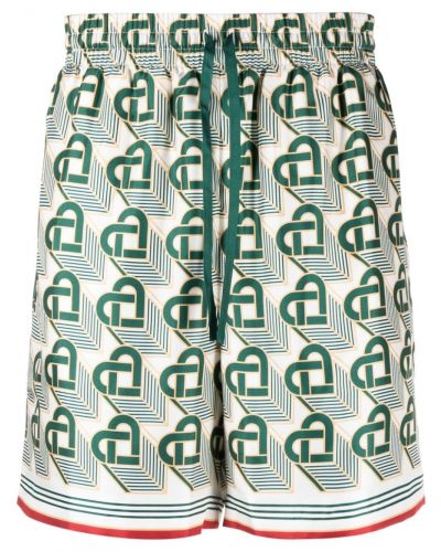 Trousers Shorts Casablanca - Monogram track pants - WS23JTR09202WHITE