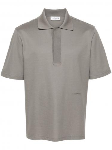 short-sleeve piquè polo shirt