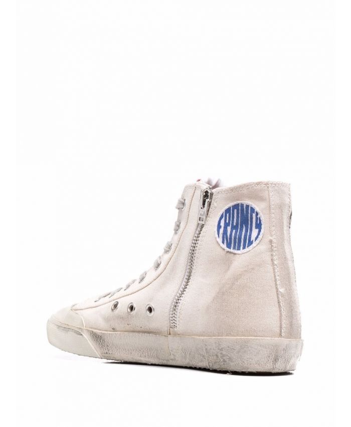 Golden Goose - Francy logo-patch distressed trainers