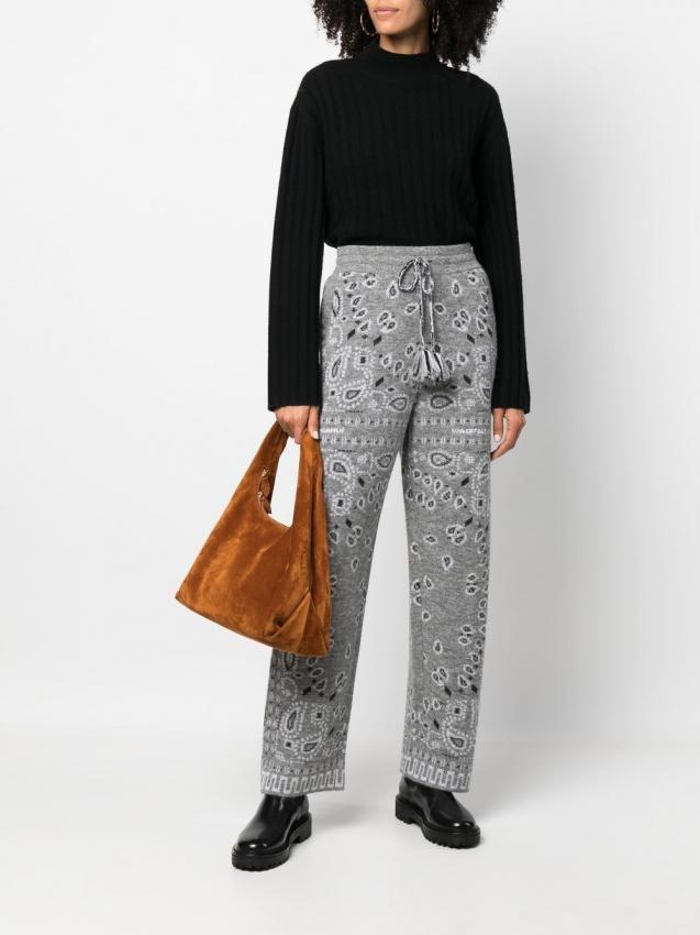 Alanui - knitted wide-leg trousers