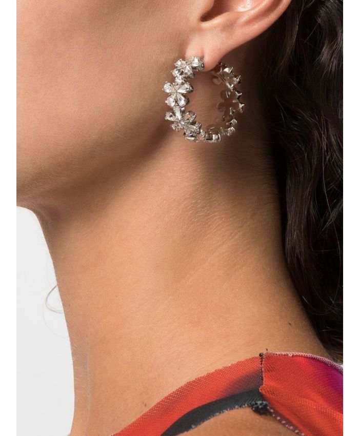 Amina Muaddi - Lily hoop earrings