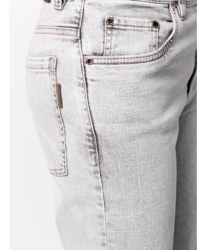 Brunello Cucinelli - bootcut slim-fit jeans