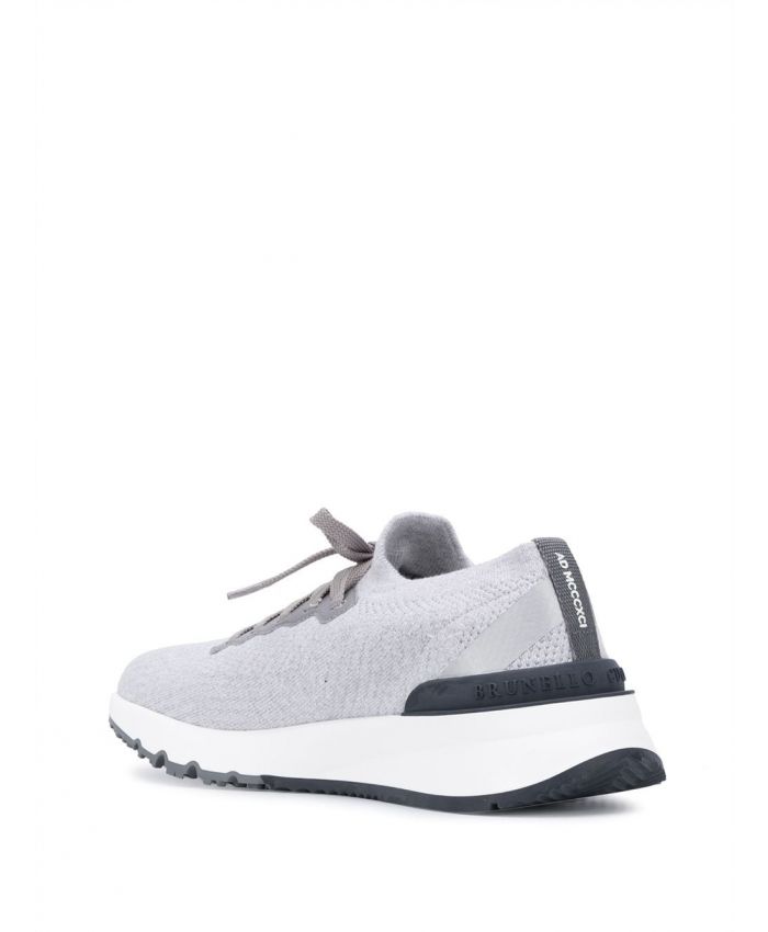 Brunello Cucinelli - knitted low-top sneakers