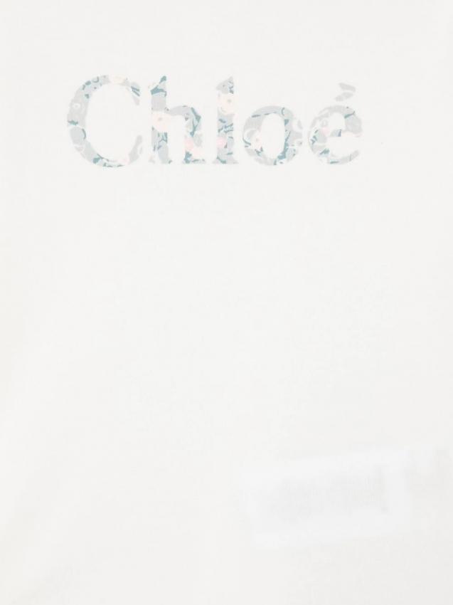 Chloe Kids - logo-print long-sleeve T-shirt