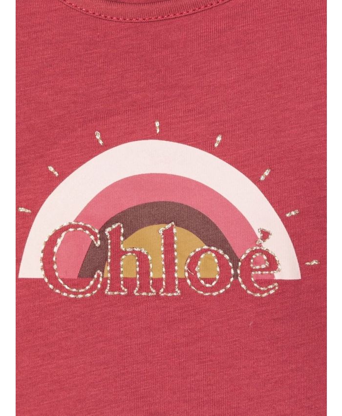 Chloe Kids - logo-print T-shirt