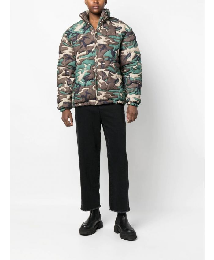 ERL - camouflage-embroidered bomber jacket