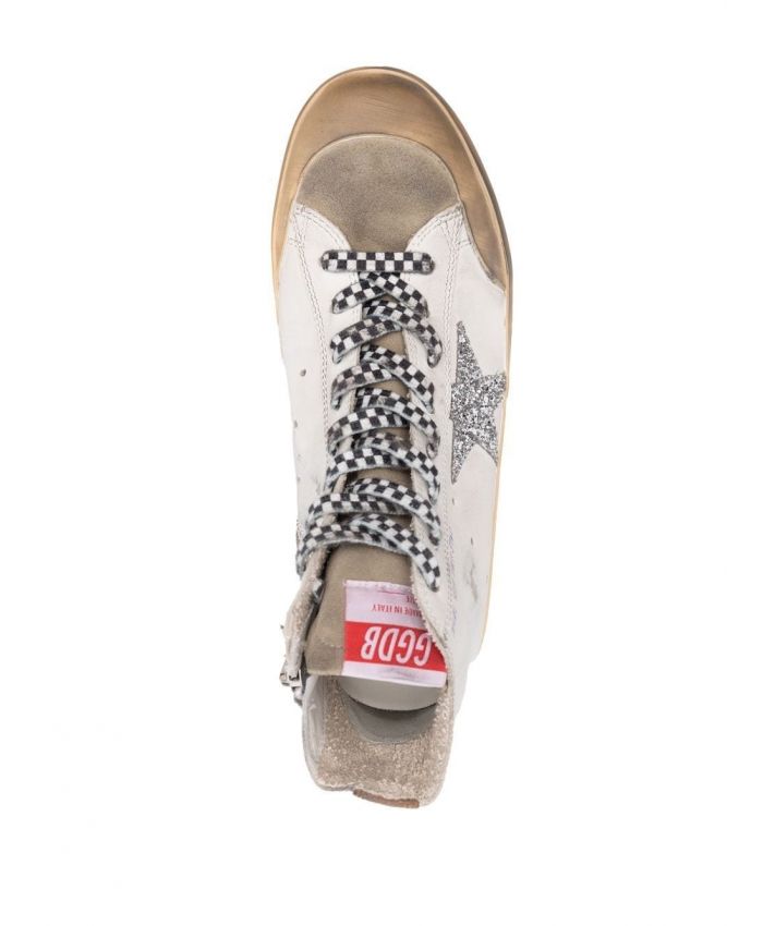 Golden Goose - high-top leather sneakers