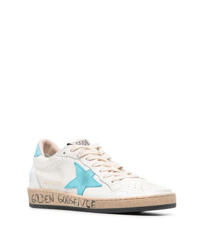 Golden Goose - Ball Star low-top distressed sneakers