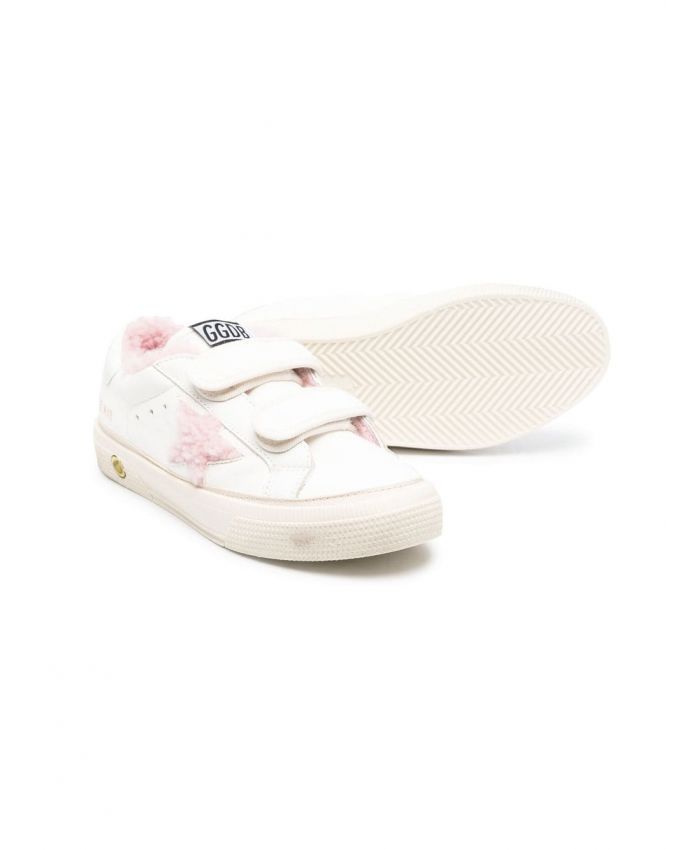Golden Goose Kids - Super-star touch-strap sneakers