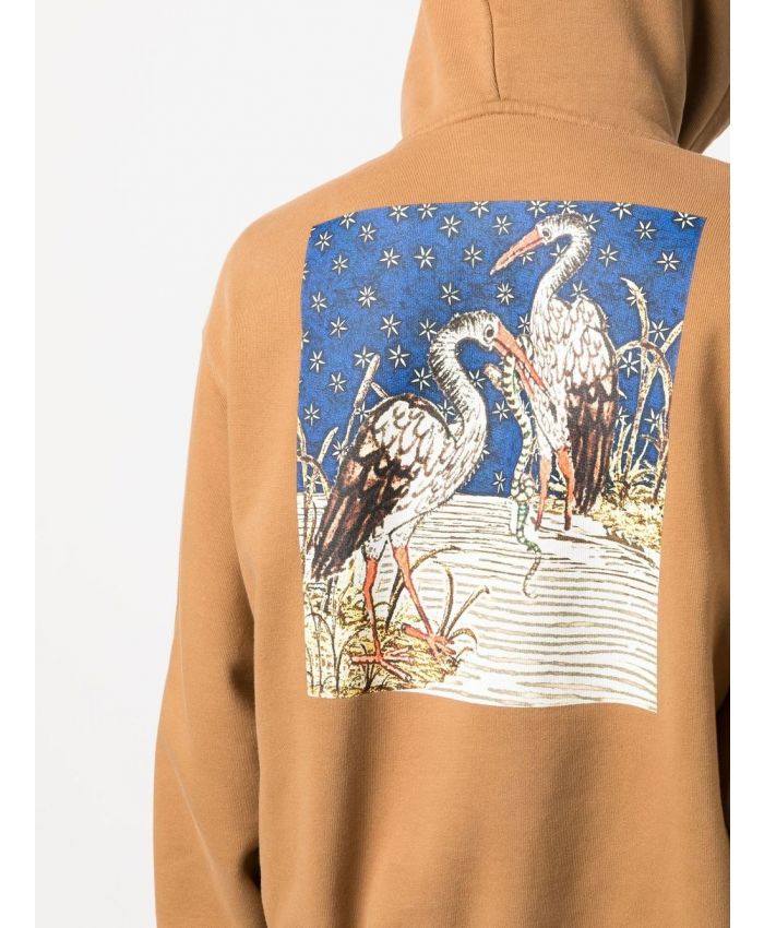 Heron Preston - graphic-print cotton hoodie
