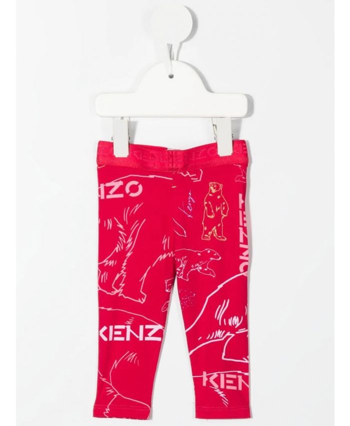 Kenzo Kids - logo-print leggings
