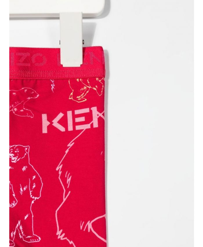 Kenzo Kids - logo-print leggings