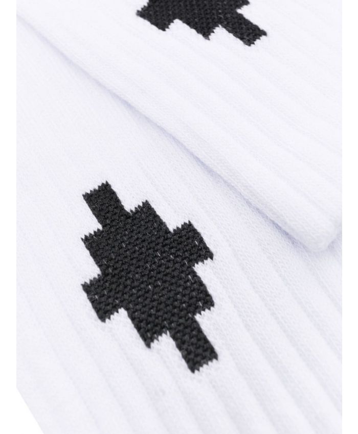 Marcelo Burlon County of Milan - Cross ankle-length socks white