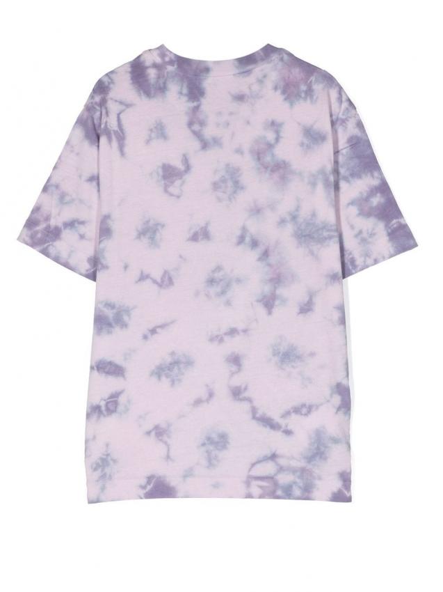 Marni Kids - tie-dye logo-print T-shirt