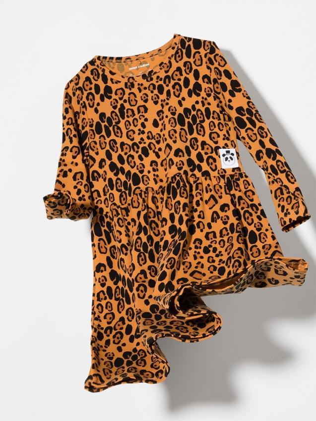 Mini Rodini - leopard print flared dress