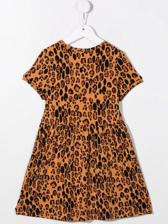 Mini Rodini - leopard-print midi dress