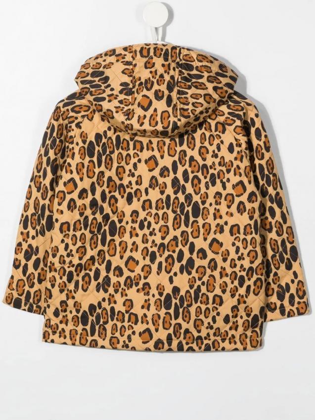 Mini Rodini - leopard print hooded jacket