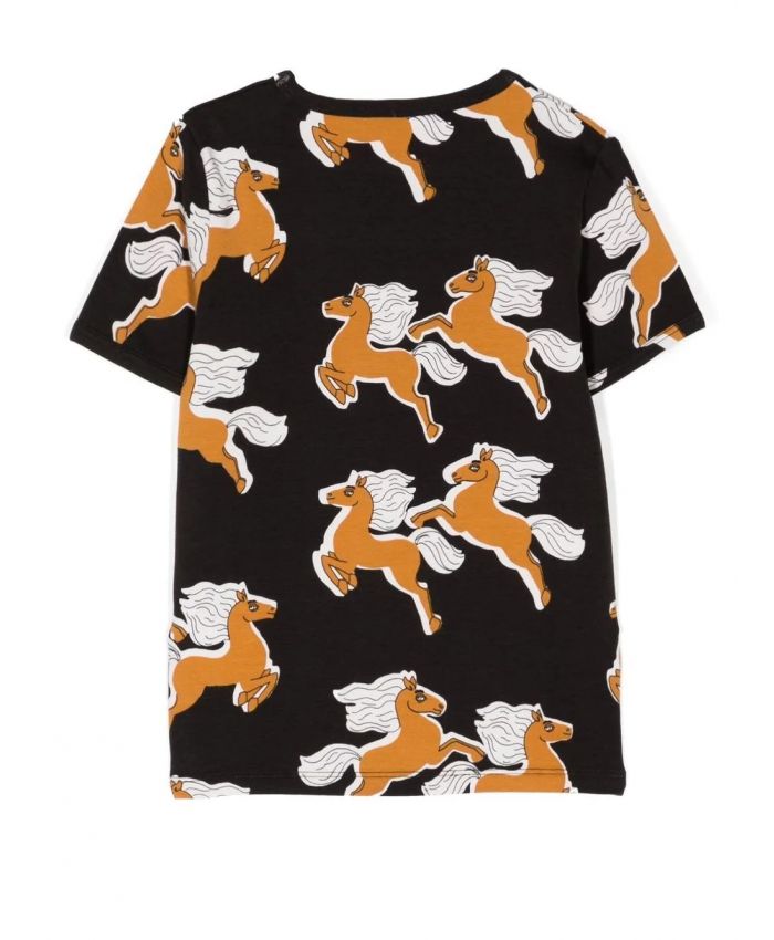 Mini Rodini - horse print T-shirt