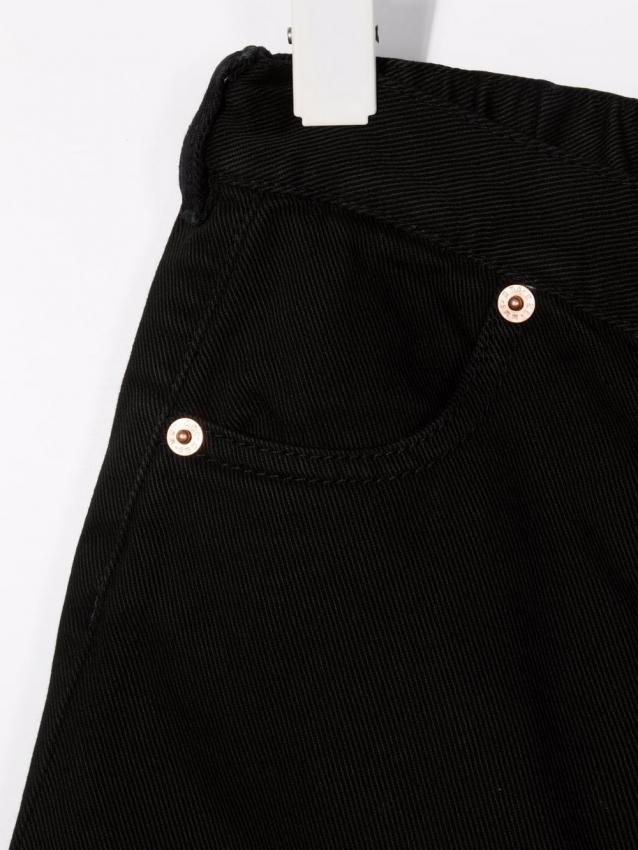 MM6 Kids - Jet-black cotton slim-cut denim jeans