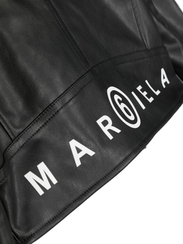 MM6 Kids - faux leather jacket