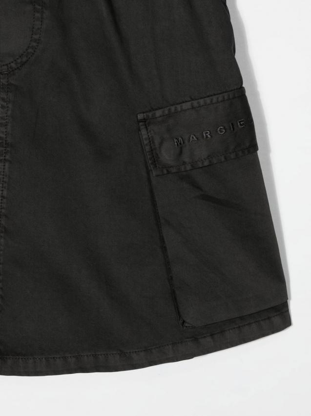 MM6 Kids - logo-embroidered cargo-pocket skirt