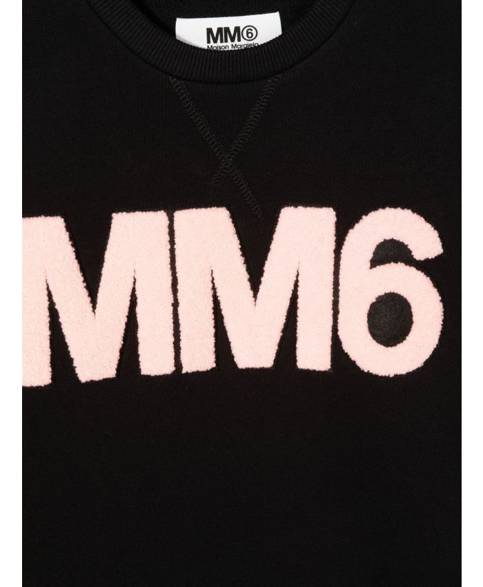 MM6 Kids - logo-print sweatshirt dress