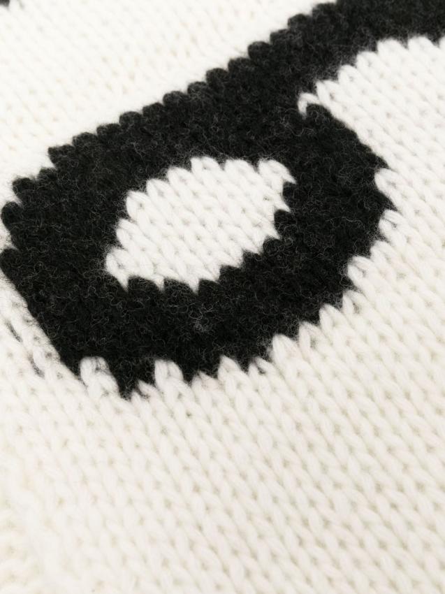 MM6 Kids - logo-print knit scarf