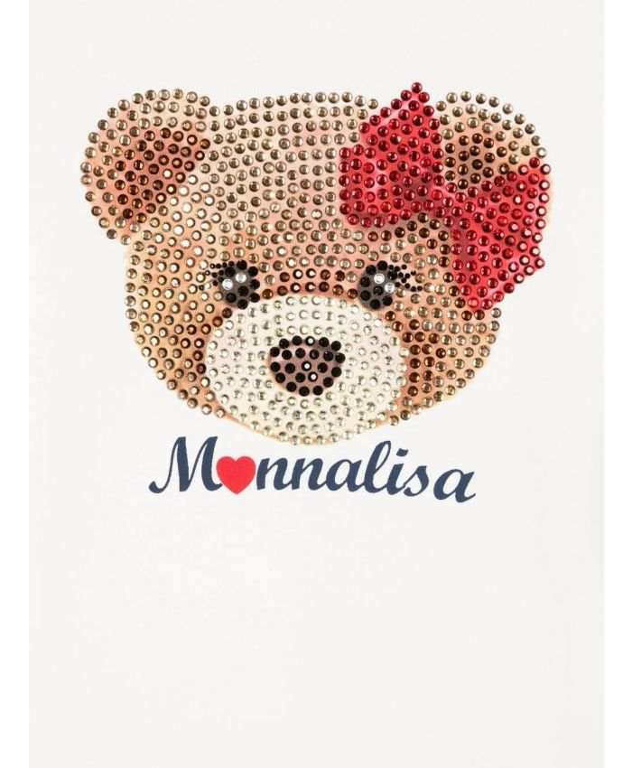 Monnalisa - logo-print long-sleeve T-shirt
