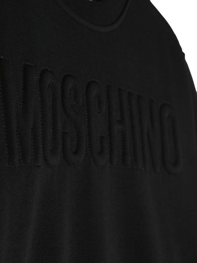 Moschino Kids - embossed-logo crewneck sweatshirt