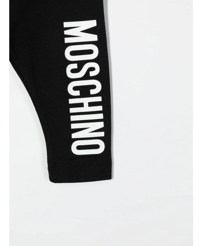 Moschino Kids - logo print leggings