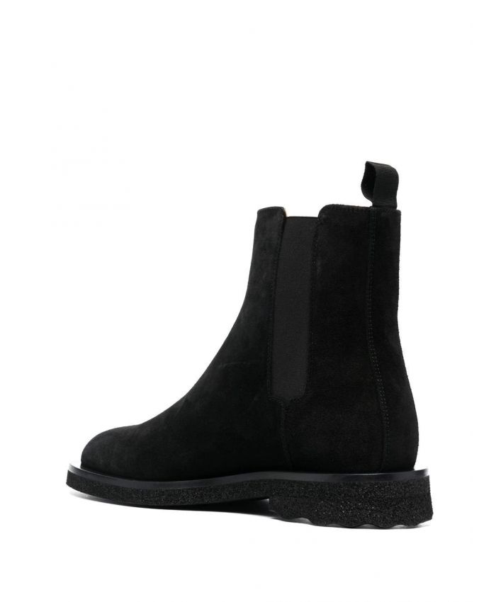 Off-White - side logo-print ankle boots